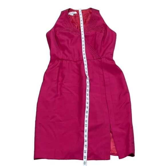 GILLIAN Vintage (1994) 💯% Silk Sleeveless Pink Dress Size 6 NWT - Picture 11 of 14